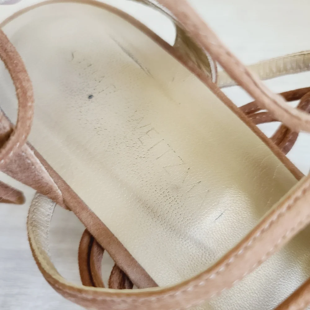 Stuart Weitzman Gladiator Sandals Size 9 - Picture 3 of 5